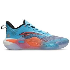 ANTA Mens' Kai1 Athletic Speed Sneakers , Blue/Orange/White , 11.5